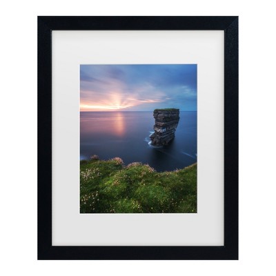 Trademark Fine Art - Jean Claude Castor Ireland - Downpatrick Head Matted Framed Art
