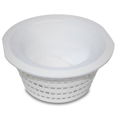 Swim Central 5pc White Basket Buddy One Size Pool Filter Basket Skimmer Socks