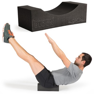 OPTP Performance Block – Foam Workout Block, Support for Yoga, Pilates, Physical Therapy, Stretching, and Core Strength - Fitness Exercise Block