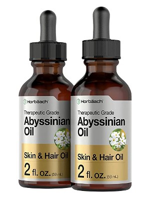 Abyssinian Oil 4 fl oz 2-Pack | Hair and Skin Oil | from Crambe Abyssinica Seed | By Horbaach