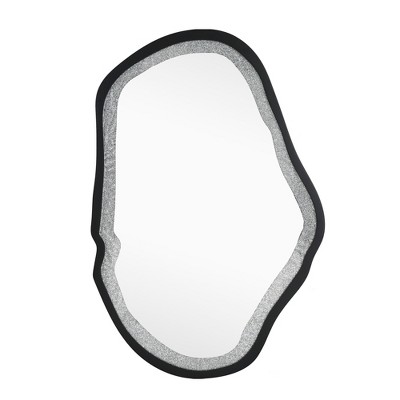 LNC Irregular Silver Wall Mirror,32.5"W x 47.2"H,31.9"W x 47.2 "H, 31.9"W x 47.9" H ,Silver,Black,Gold