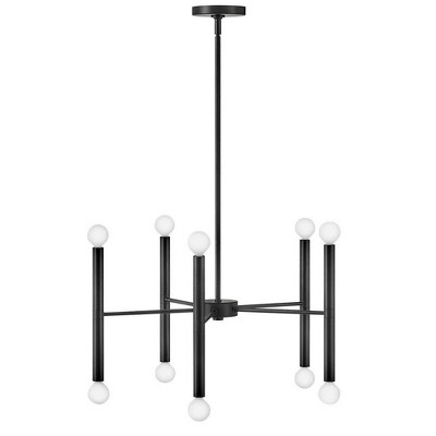 Lark Millie 10 - Light Chandelier in  Black