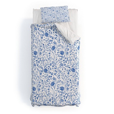 Deny Designs 2pc Twin/Twin XL Marta Barragan Camarasa Floral Perennial Pleasure Duvet and Sham Set
