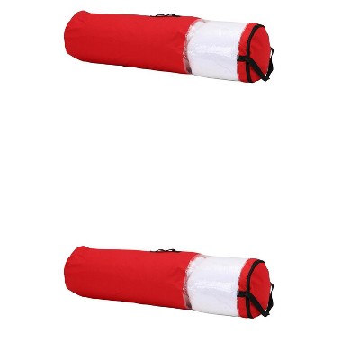 REGALWOVEN Christmas Foldable Bag Clothes Storage Moving Bags with Handles 2 Pcs