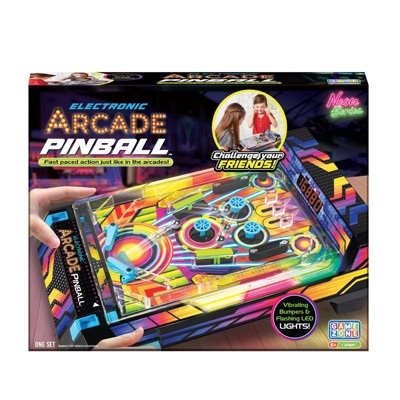Game Zone Electronic Arcade Pinball For 1 Player at a Time, Ages 6+, Kids & Adults