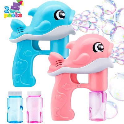 1/2PCS Bubble Lawn Mower or Bubble Blaster Machine with Solutions Toddler Kids Adult Party Favors Summer Outdoor Play Boy Girl Birthday Easter Gifts