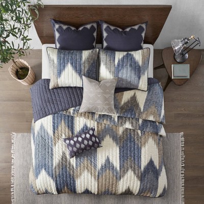 Alpine Printed Cotton Coverlet Set