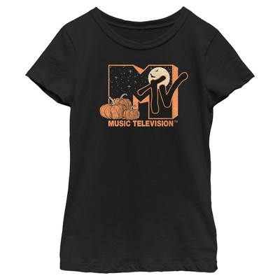 Girl's MTV Pumpkin Patch Logo T-Shirt