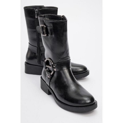 Fies Black Buckled Boot (Women) | Prologue Shoes