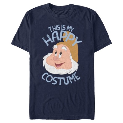 Men's Snow White and the Seven Dwarfs This is my Happy Costume T-Shirt