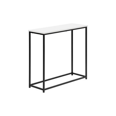 FONTOI Side Table, Console Table, Narrow Table, for Entryway, Sofa, Living Room, Bedroom, White, 11.5"*29"*31.5"
