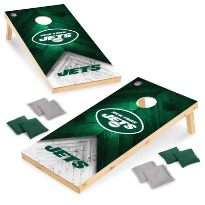 NFL New York Jets 2'x4' Wood Cornhole Set