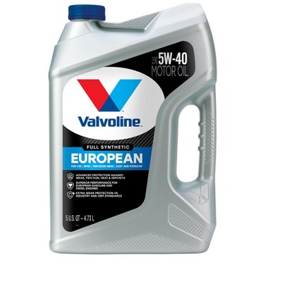 Valvoline European Vehicle Full Synthetic 5W-40 Motor Oil