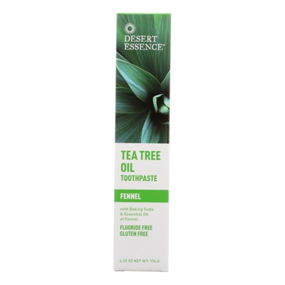 Desert Essence Fennel Tea Tree Oil Toothpaste - 6.25 oz