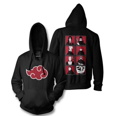 Ripple Junction x Naruto Shippuden Men's Pullover Hoodie Anime Akatsuki Frames and Cloud