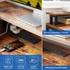 L Shaped Gaming Desk, 68" Computer Desk with File Drawer & Power Outlet - 4 of 4