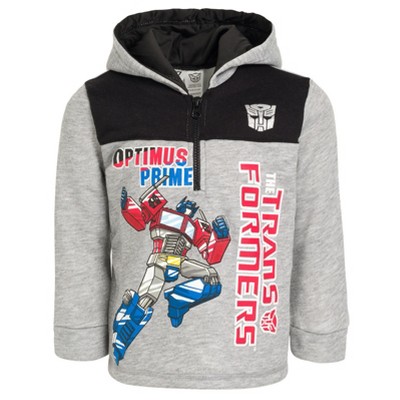 Transformers Fleece Half Zip Hoodie Toddler