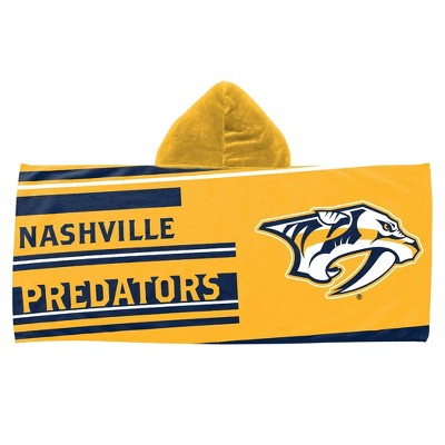 22"x51" NHL Nashville Predators Youth Hooded Beach Towel
