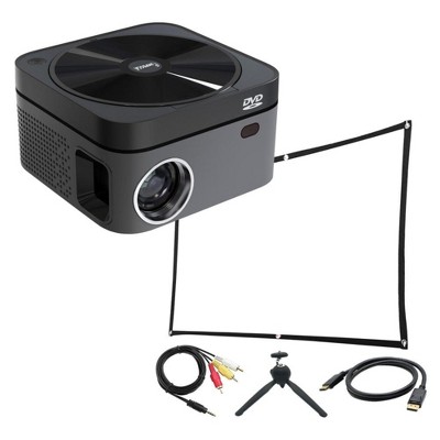 Impecca 120” Home Theater DVD Projector, 110 ANSI Lumens, 720P +Accessory Kit