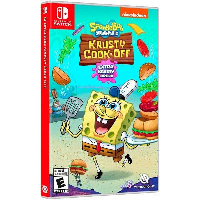 SpongeBob: Krusty Cook-Off Extra Krusty Edition – Fast-Paced Cooking Game + Poster – Nintendo Switch