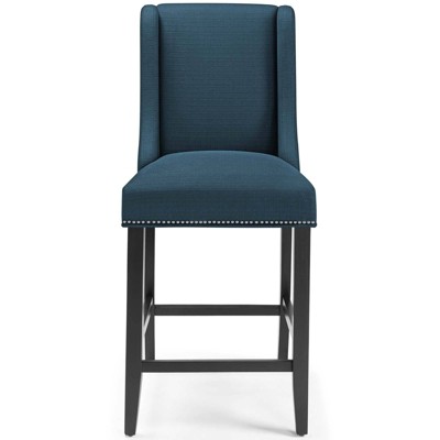 Baron Upholstered Fabric Counter Height Barstool - Modway