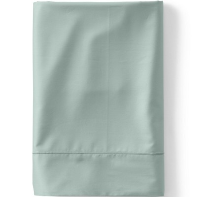 Lands' End 400 Thread Count Premium Supima Cotton No Iron Sateen Flat Bed Sheet