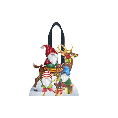 Briarwood Lane Christmas Door Hanger 18x14 Happy Holiday Gnomes For Christmas Door Hanger