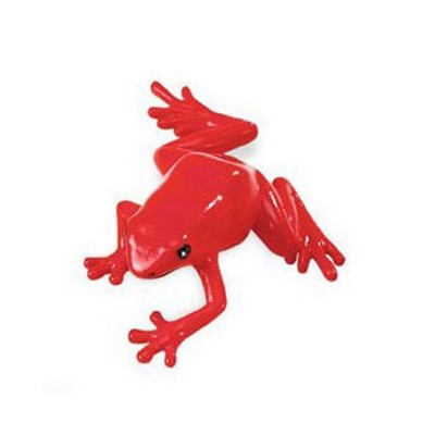 Collectible Wildlife Gifts | Frog,  Red Strawberry Poison Dart Frog, Plastic Toy, Realistic, Rainforest, Model, Gift,     3"    F4094 B54
