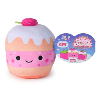 Cheeky Chonks 4.5" Straw-Bootie Reversible Plush