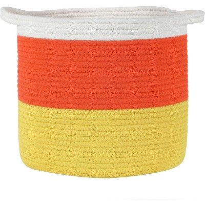 Midlee Candy Corn Rope Basket