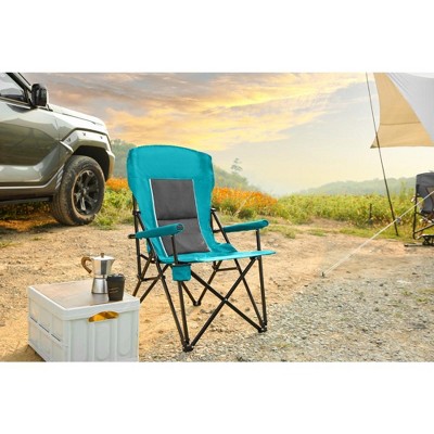 KTMBDW Folding Camping Chairs with Cup Holder- Lightweight, Portable Chair for Beach, Lawn, Outdoor Sports
