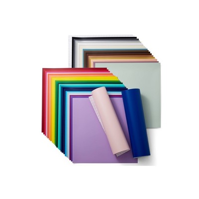 Cricut Vinyl Everything Sampler Removable 45ct: Multicolored Craft Cutting Materials for All Cricut Machines
