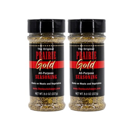 The Meat Shoppe 8 oz Original Prairie Gold Seasoning Gluten Free - Pack of 2
