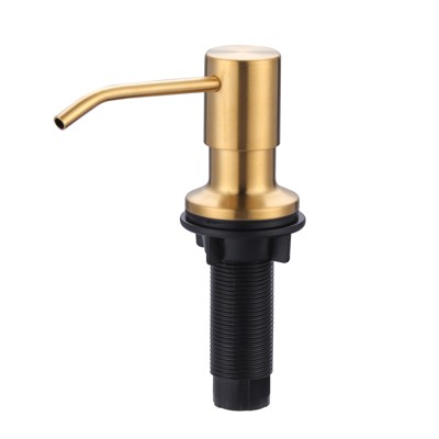 WOWOW Brushed Nickel Soap Dispenser for Kitchen Sink, Stainless Steel Countertop Lotion Dispenser