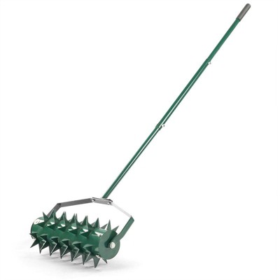 Karl Home 18 inch Heavy Duty Rolling Aerator Lawn Tool