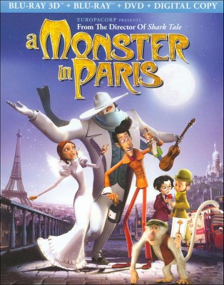 A Monster in Paris (2D + 3D) (Blu-ray + DVD + Digital)