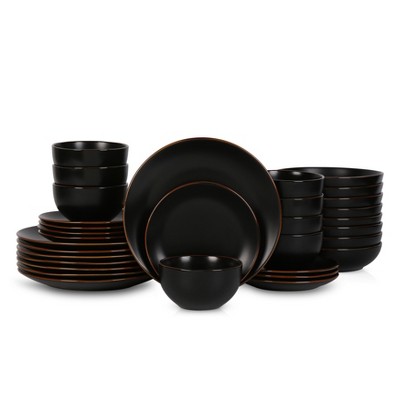 Stone Lain Brasa 32-Piece Stoneware Dinnerware Set, Service for 8