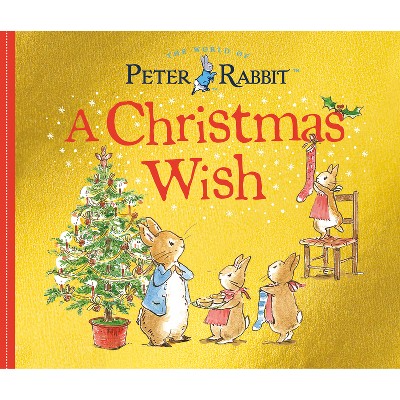A Christmas Wish - (Peter Rabbit) by  Beatrix Potter (Board Book)