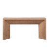 YUHAO 60" Rustic Natural Wood Archway Console Table , Long Entryway Table with Decorative Arched Legs - 4 of 4