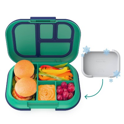 Bentgo Kids' Chill Lunch Box, Bento-Style Solution, 4 Compartments & Removable Ice Pack