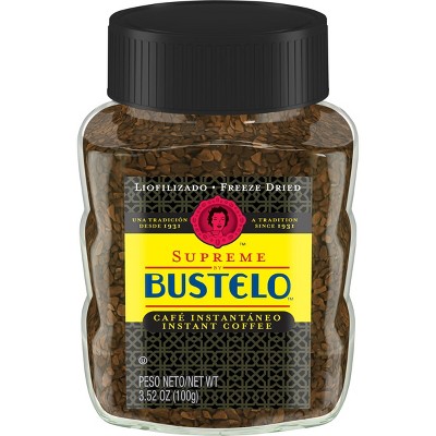 Café Bustelo Supreme Freeze Dried Instant Coffee - 3.52oz