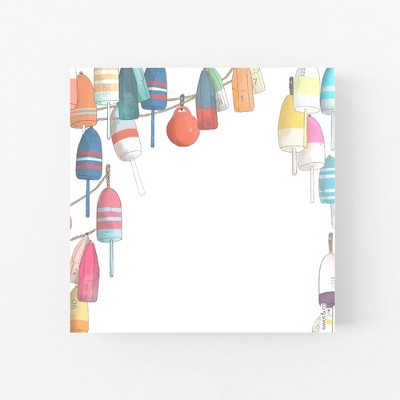 Buoys 6" x 6" Notepad by Ramus & Co (100 Heavyweight Tear-Off Sheets)