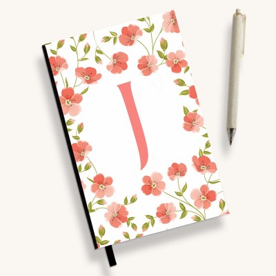 Personalization Mall Flowery Initial Personalized Journal