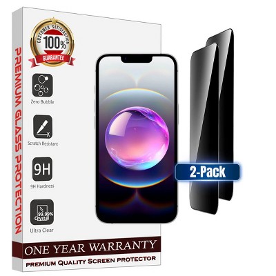 Entronix Anti-Spy Privacy Screen Protector Compatible with iPhone 17 Pro - 2-Piece Combo