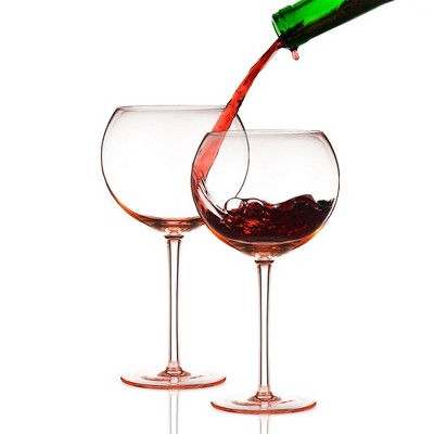 Berkware Sophisticated Oversized Colored Wine Glass - 18.7oz