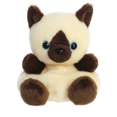 Aurora Mini Dusty Siamese Kitty Palm Pals Adorable Stuffed Animal Brown 5"