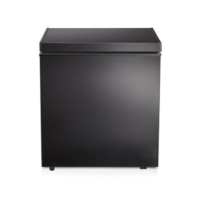 Kismile 2.5 Cu.Ft Deep Freezer with Two Baskets,Energy Saving and Low Noise,7 temperature settings (Black)