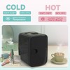 Simzlife Mini Fridge, 4L/6 Cans, Personal Portable Cooler & Warmer for Skincare&Cosmetic, for Bedroom, Car, Office, Compact Beauty Refrigerator, Black - 3 of 4