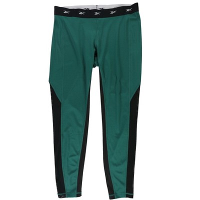 Reebok Womens High Rise Speedwick Compression Athletic Pants