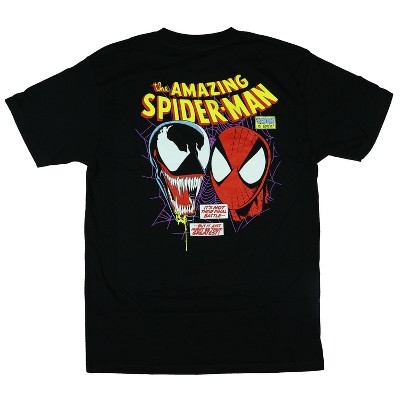Seven Times Six Marvel The Amazing Spider-Man T-Shirt Men's Venom Is Back Two-Sided Tee